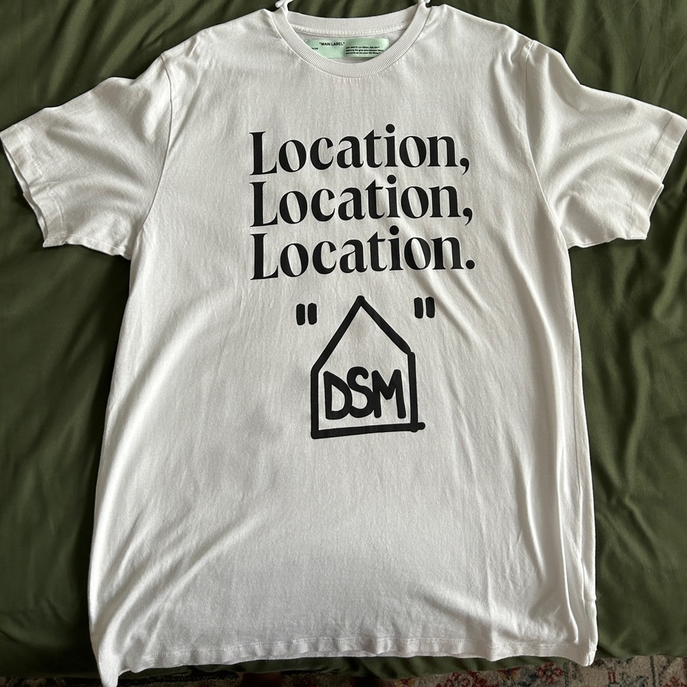 Off-White T-Shirt - Dover Street Market - Location, Location, Location